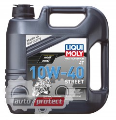 Liqui Moly Motorbike Street 4T 10W-40 Полусинтетическое масло для 4Т двигателей Фото 2 - Liqui Moly Motorbike Street 4T 10W-40 Полусинтетическое масло для 4Т двигателей