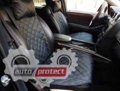 Аvторитет Premium Накидки из экокожи на передние и задние сиденья, черные Фото 2 - Аvторитет Premium Накидки из экокожи на передние и задние сиденья, черные