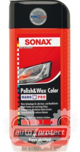 Sonax NanoPro Полироль с воском цветной 1 Фото 1 - Sonax NanoPro Полироль с воском цветной 1