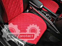 Аvторитет Premium Накидка на переднее сиденье, красный, 2шт 2 Фото 2 - Аvторитет Premium Накидка на переднее сиденье, красный, 2шт 2