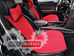 Аvторитет Premium Накидка на переднее сиденье, красный, 2шт 3 Фото 4 - Аvторитет Premium Накидка на переднее сиденье, красный, 2шт 3