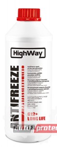 HighWay G12+ -50С Антифриз концентрат красный 1 Фото 1 - HighWay G12+ -50С Антифриз концентрат красный 1