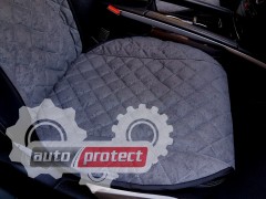 Аvторитет Premium Накидка на переднее сиденье, графит, 2шт Фото 3 - Аvторитет Premium Накидка на переднее сиденье, графит, 2шт