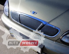 AVTM Зимняя накладка глянцевая Daewoo Lanos '98-, решетка Фото 1 - AVTM Зимняя накладка глянцевая Daewoo Lanos '98-, решетка