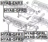 Febest HYAB-GFR3 