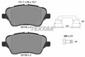 Textar 2513402 Гальмiвнi колодки к-кт.