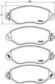 Brembo P 24 053 Гальмiвнi колодки к-кт.