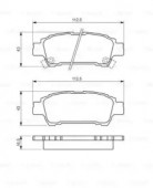 Bosch 0 986 424 762 Гальмiвнi колодки к-кт.