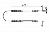 Bosch 1 987 482 003 Гальмiвний трос