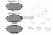 Textar 2569801 Гальмiвнi колодки к-кт.