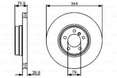 Bosch 0 986 479 475 Тормозной диск