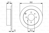 Bosch 0 986 479 S68 Тормозной диск