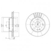 Delphi BG2802 Тормозной диск