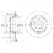 Delphi BG3757 Тормозной диск