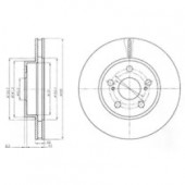 Delphi BG4269 Тормозной диск