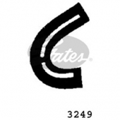 Gates 3249 Шланг (патрубок) радиатора охлаждения