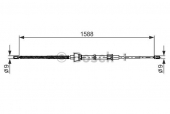 Bosch 1 987 482 266 Трос