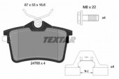 Textar 2476501 Тормозные колодки дисковые Textar