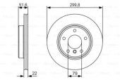 Bosch 0 986 479 S32 Тормозной диск