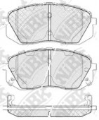 Nibk PN0052 Тормозные колодки дисковые