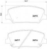 Brembo P 30 065 Тормозные колодки дисковые