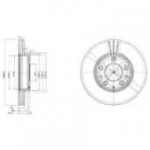 Delphi BG3874 Тормозной диск