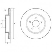 Delphi BG4779C Тормозной диск