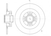 Remsa 61047.00 Тормозной диск