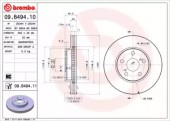 Brembo 09.B494.11 Тормозной диск