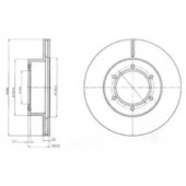 Delphi BG2495 Тормозной диск