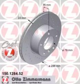 Zimmermann 150.1284.52 Тормозной диск