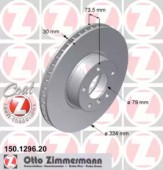 Zimmermann 150.1296.20 Тормозной диск