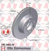 Zimmermann 150.3402.20 Тормозной диск