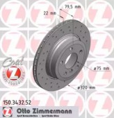 Zimmermann 150.3432.52    BMW X3 E83