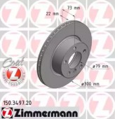 Zimmermann 150.3497.20 Тормозной диск