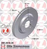 Zimmermann 200.2518.20 Тормозной диск