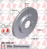 Zimmermann 200.2520.20 Тормозной диск