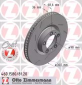 Zimmermann 460.1581.20 Тормозной диск