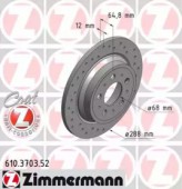 Zimmermann 610.3703.52 Тормозной диск