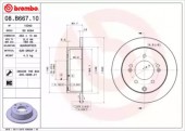 Brembo 08.B667.11 ��������� ����