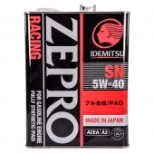 Idemitsu Zepro Racing 5W-40 Синтетическое моторное масло