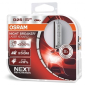 Osram 66240XNL-HCB Night Breaker Laser Xenarc   D2S 85V 35W,  2