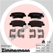 Zimmermann 25337.160.1 Тормозные колодки