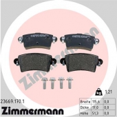 Zimmermann 23669.170.1 Тормозные колодки
