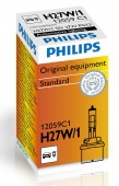 Philips Standart H27W/1 12V 27W Автолампа галоген, 1шт
