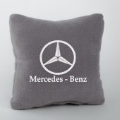 Autoprotect Подушка с логотипом Mercedes Benz, серая