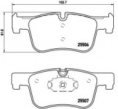 Brembo P 06 070 Тормозные колодоки, к-т дисковые