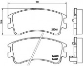 Brembo P 49 032 Тормозные колодоки, к-т дисковые