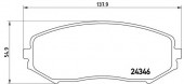 Brembo P 79 018 Тормозные колодоки, к-т дисковые