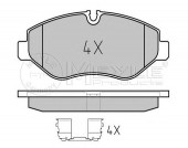 Meyle 025 291 9220 Тормозные колодки, к-т дисковые